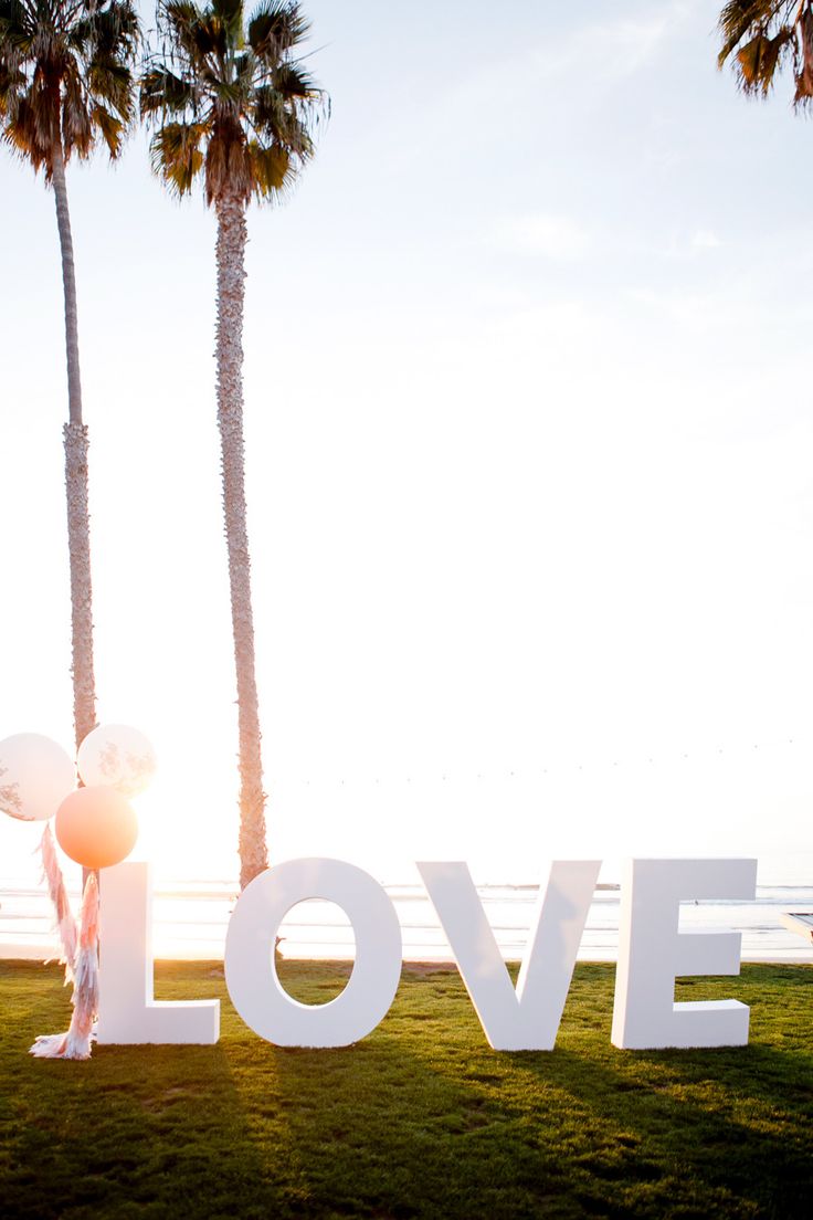 Giant LOVE Letters for fun with giant ballons