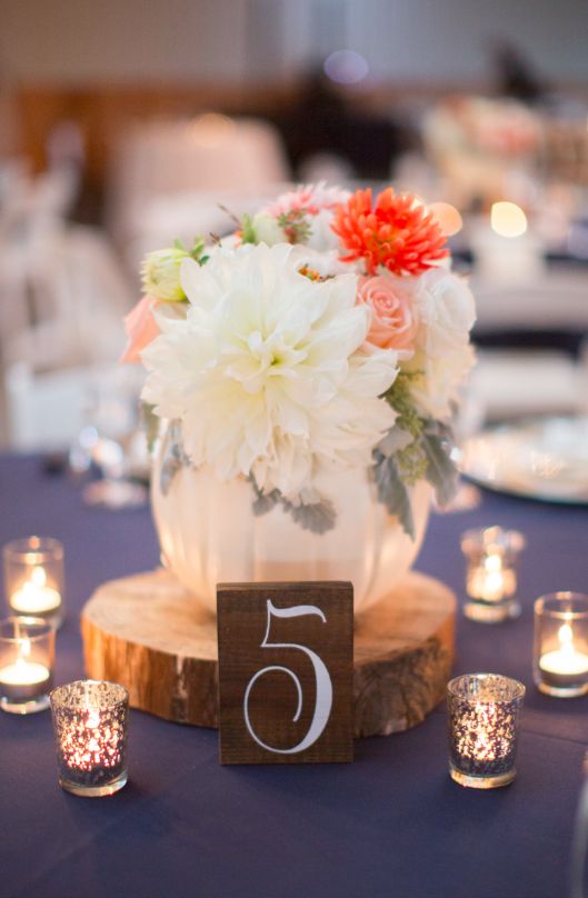 Pumpkin Wedding Centerpieces