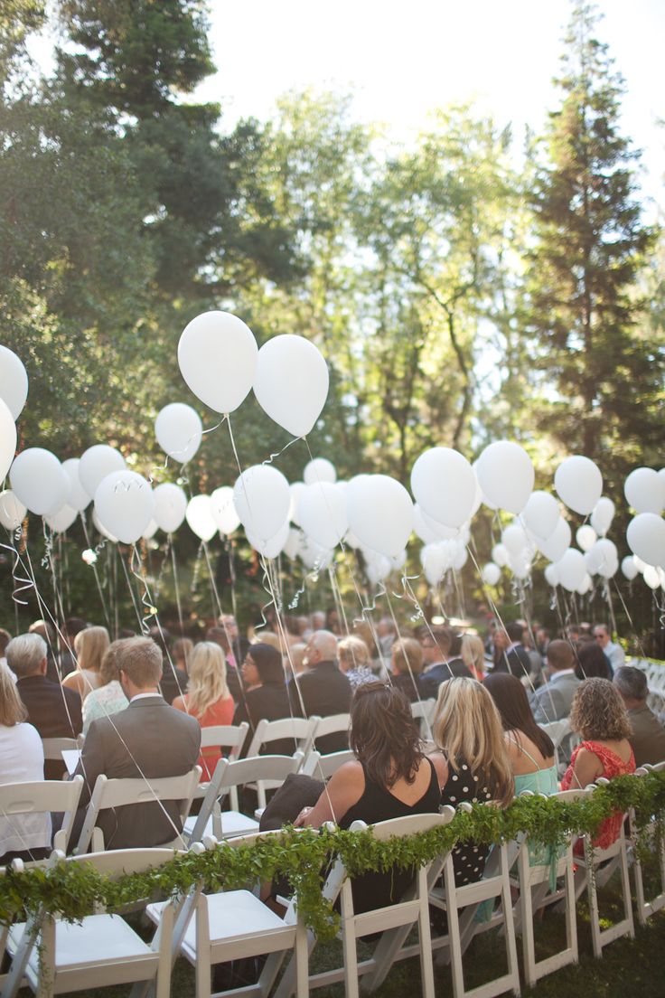 balloon aisle decor adds a layer of fun and whimsy