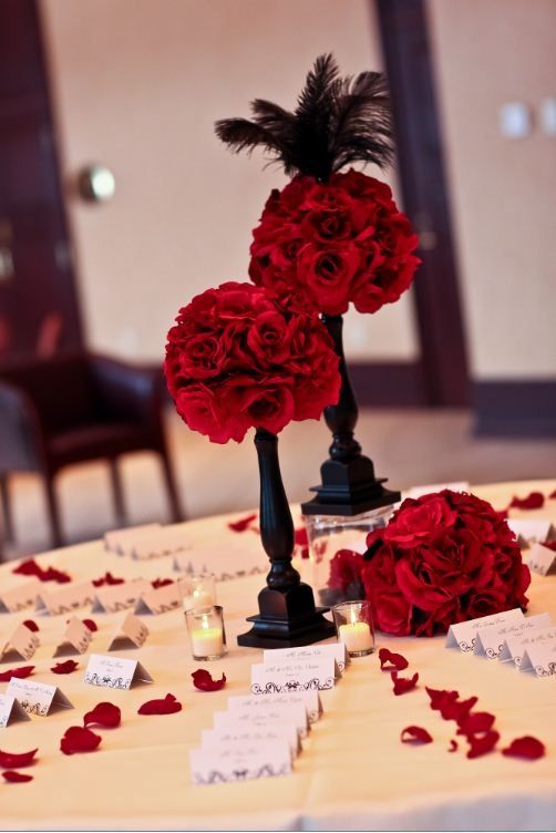 35+ Red and Black Wedding Theme & Color Ideas 2024 25