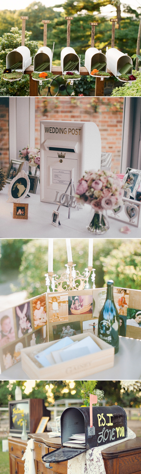 mail guest book table setting ideas for wedding