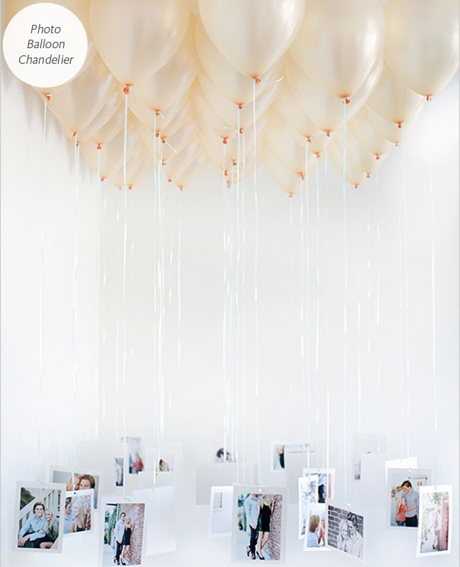 photo ballon chandelier ideas