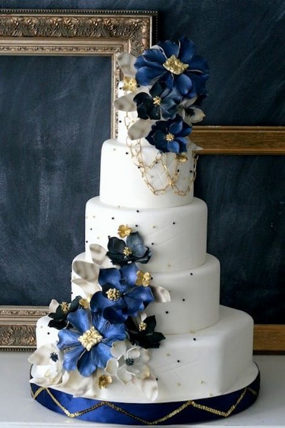 40 Pretty Navy Blue and White Wedding Ideas - Page 2 of 2 - Deer Pearl