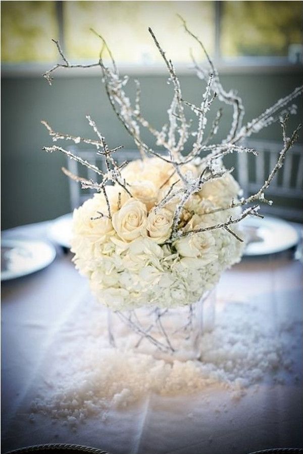 40 Stunning Winter Wedding Centerpiece Ideas  Deer Pearl 