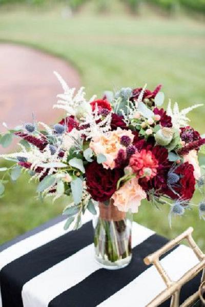 Autumnal Vineyard Wedding Flowers Wedding Ideas