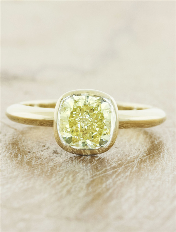 Colored Diamonds Engagement Rings from Ken & Dana Design 11