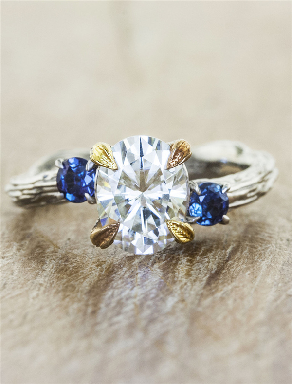 Colored Diamonds Engagement Rings from Ken & Dana Design 2