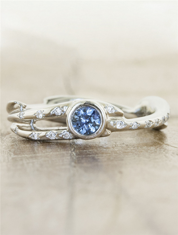 Colored Diamonds Engagement Rings from Ken & Dana Design 8