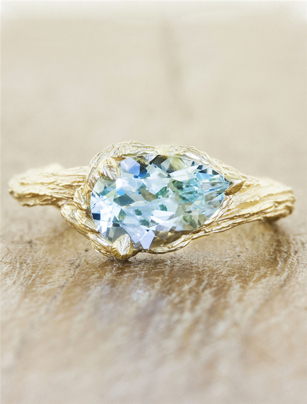Colored Diamonds Engagement Rings from Ken & Dana Design 9