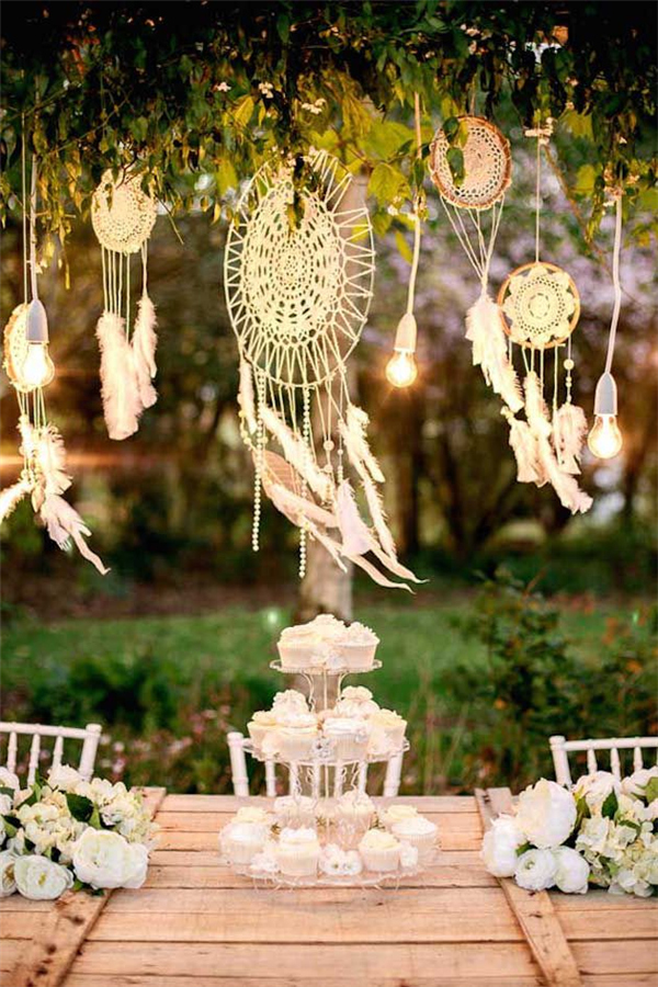 30 Dreamcatchers Boho Wedding Decor Ideas Deer Pearl Flowers 30 Dreamcatchers Boho Wedding Decor Ideas Deer Pearl Flowers