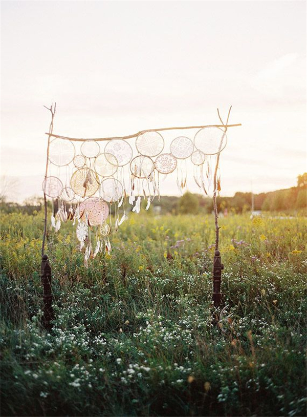 Dreamcatcher wedding decor