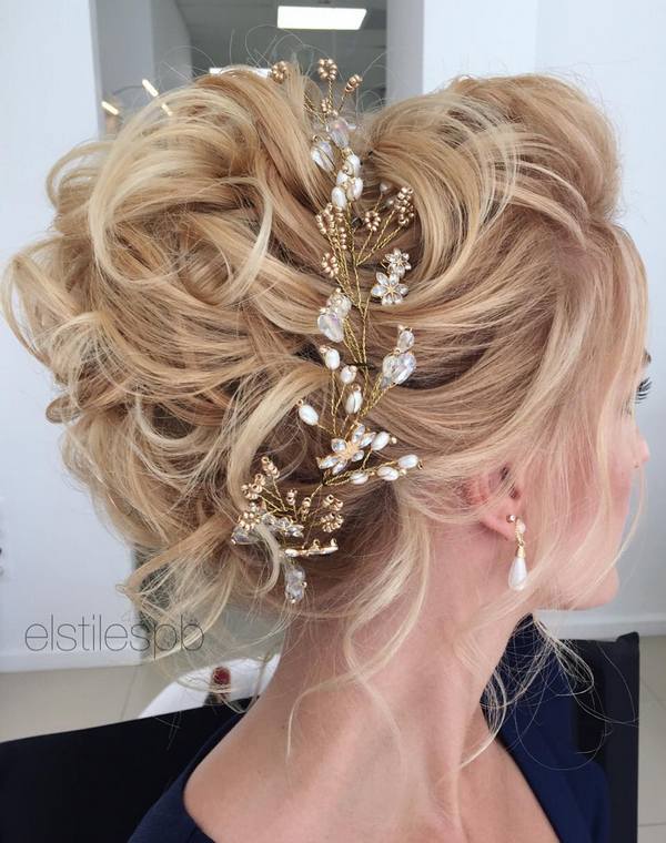 Elstile Long Wedding Hairstyle Ideas 6