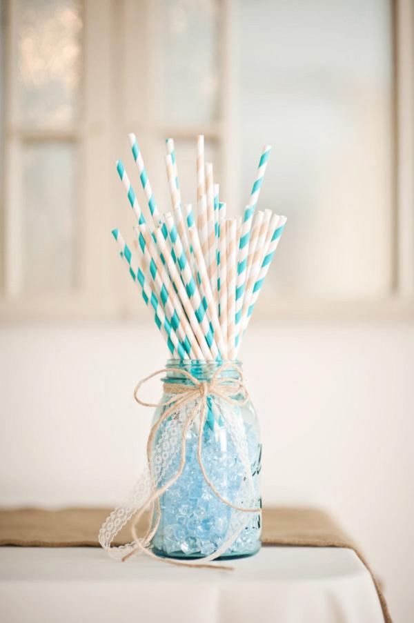 Limpet Shell Blue Wedding Vase
