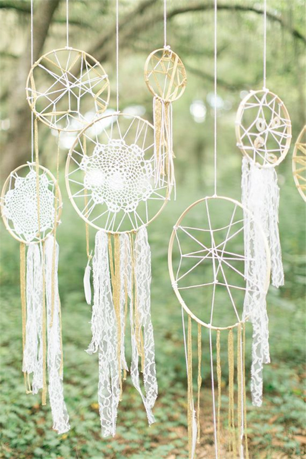 30 Dreamcatchers Boho Wedding Decor Ideas 10 Modern Bohemian Dream catchers