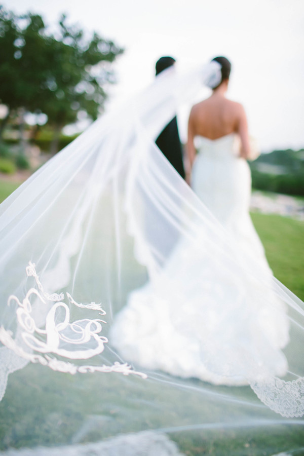 Monograms Wedding Veil Ideas