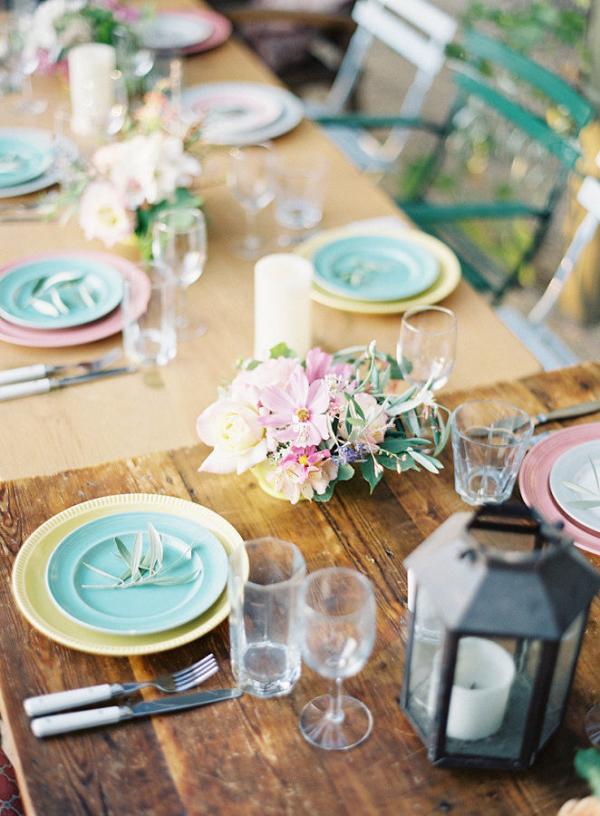 Wedding Color 2016 Trends: Limpet Shell Blue Wedding Color Ideas 23 Pastels Limpet Shell Blue Wedding Centerpiece