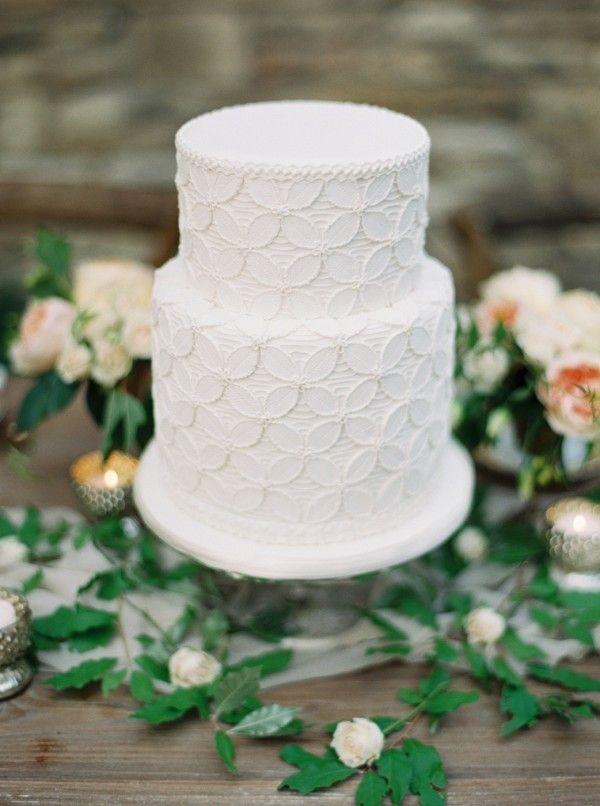 Perfect White Wedding Cake