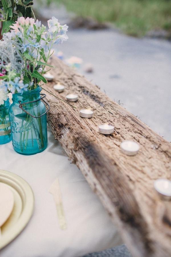 Preppy Boho Wedding Table Decor Ideas