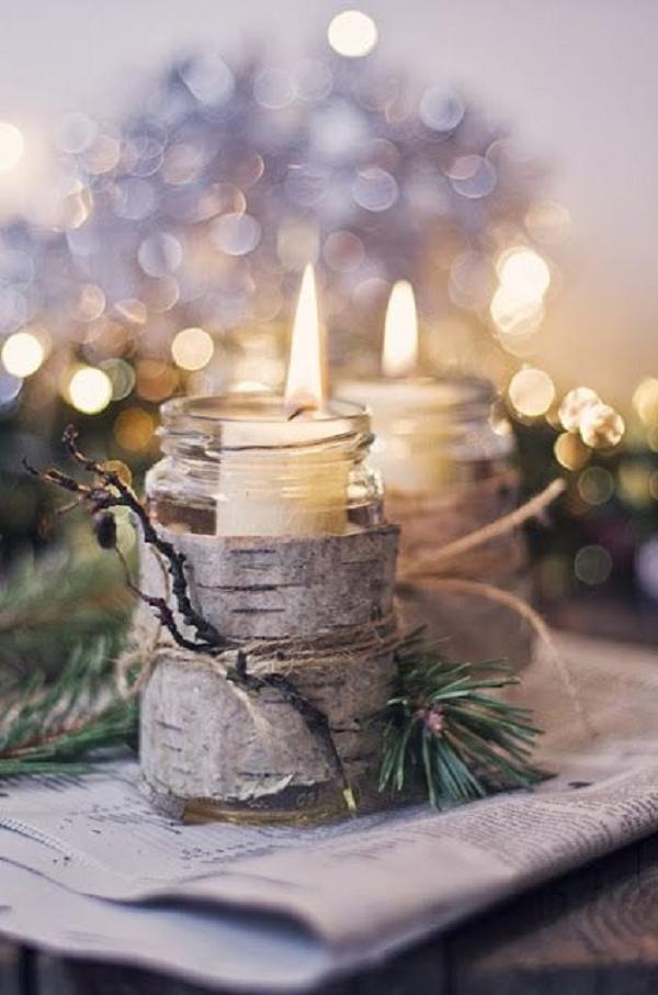 Scandinavian winter wedding decors