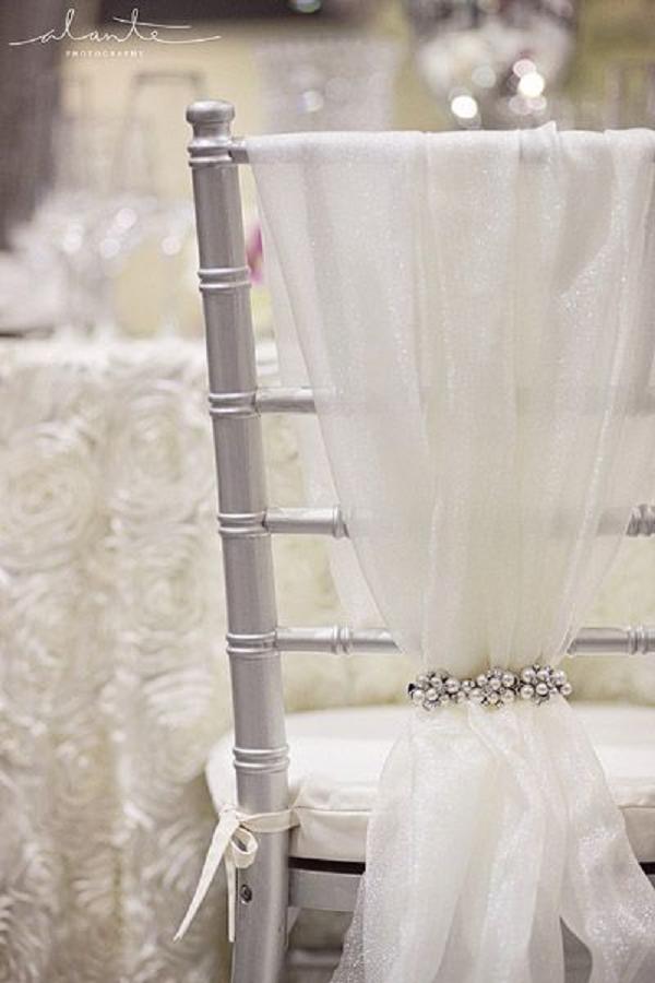 Silver Wedding Chair Ideas