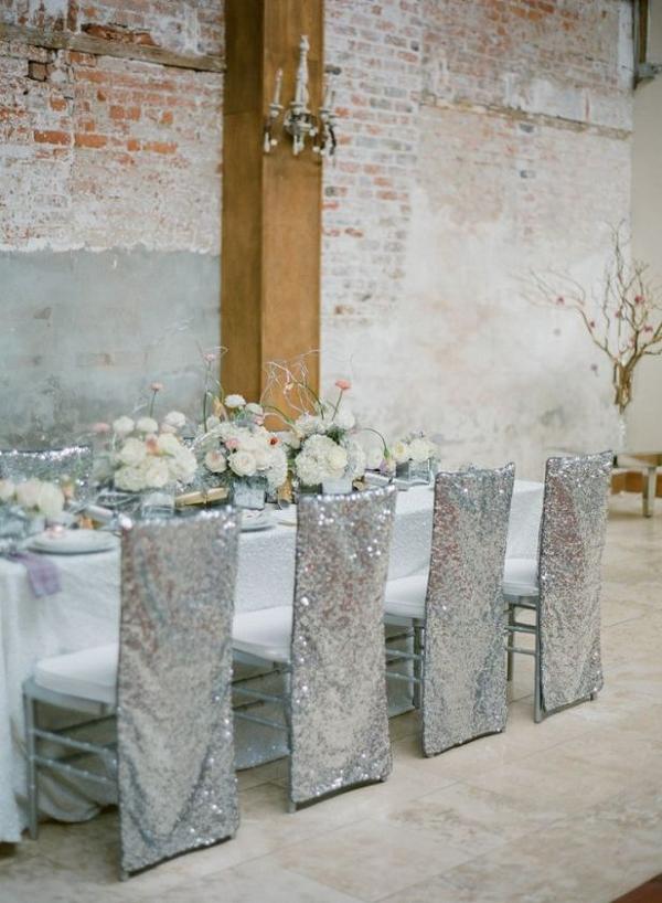 Silver metallic ideas for weddings