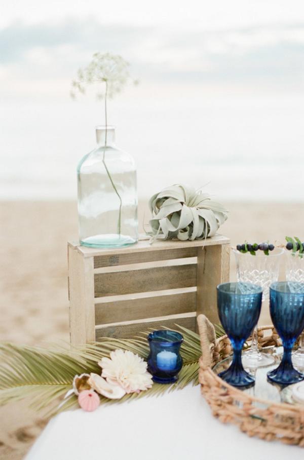 Snorkel Blue Beach Wedding Decor