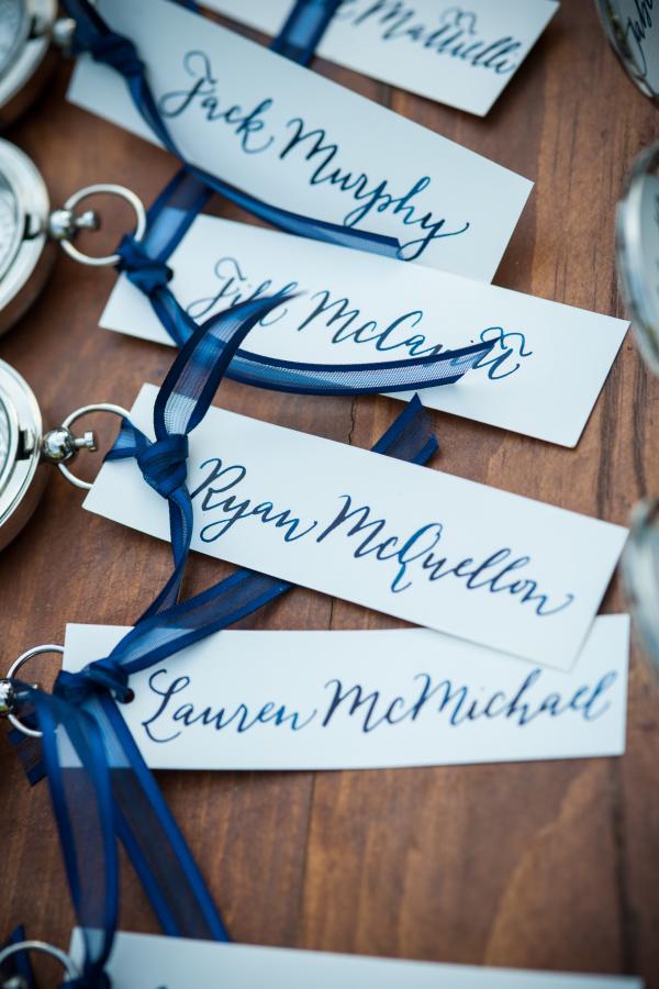 Snorkel Blue Escort Cards