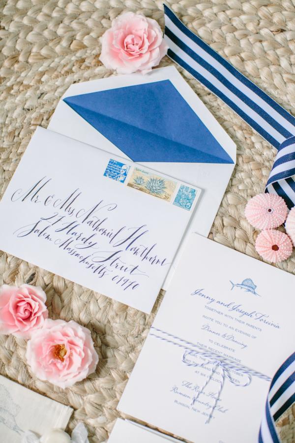 Snorkel Blue Wedding invitations