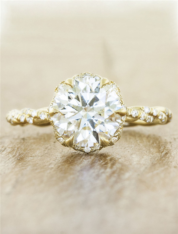 34 Charm Vintage Engagement Rings You Can Say Yes To 16 Vintage Engagement Rings and Wedding Rings from Ken & Dana Design 15
