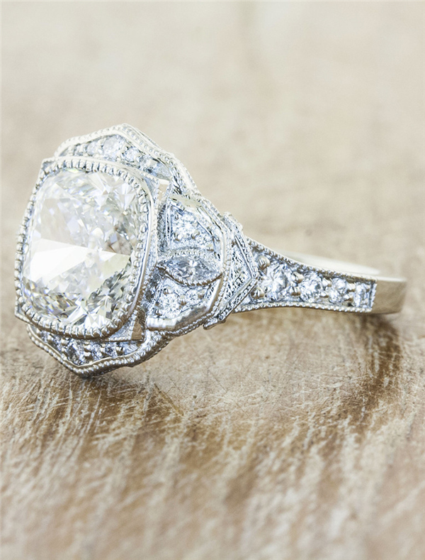 34 Charm Vintage Engagement Rings You Can Say Yes To 19 Vintage Engagement Rings and Wedding Rings from Ken & Dana Design 18