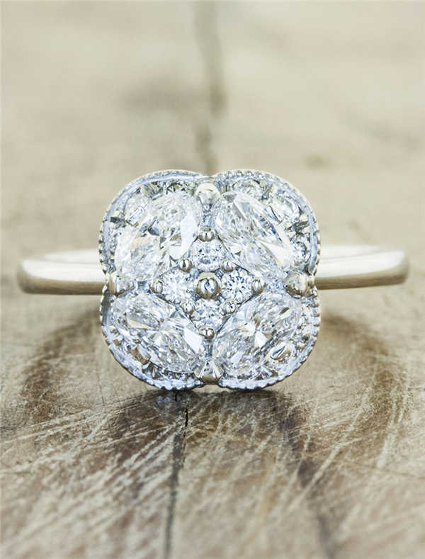 34 Charm Vintage Engagement Rings You Can Say Yes To 27 Vintage Engagement Rings and Wedding Rings from Ken & Dana Design 26