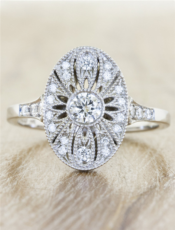 Vintage Engagement Rings for Women from Ken & Dana Design 15