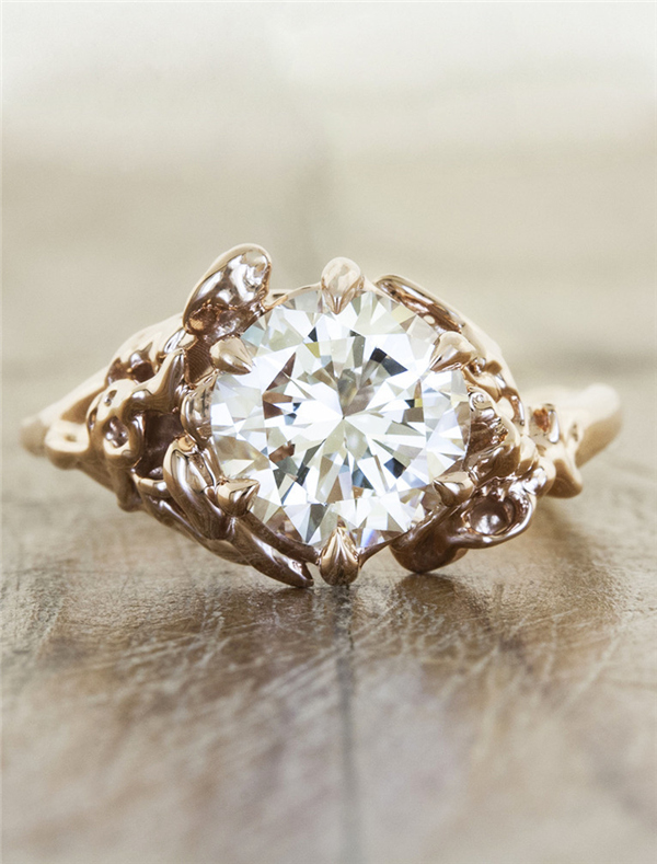35 Classic Elegance Engagement Rings from Ken & Dana Design | Deer ...