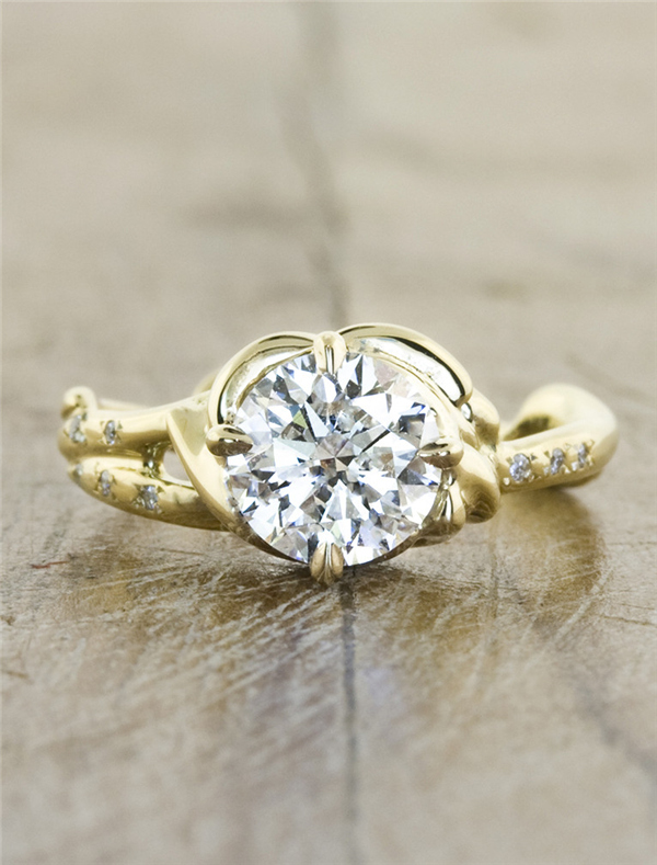 35 Classic Elegance Engagement Rings from Ken & Dana Design 26 Vintage Engagement Rings for Women from Ken & Dana Design 35