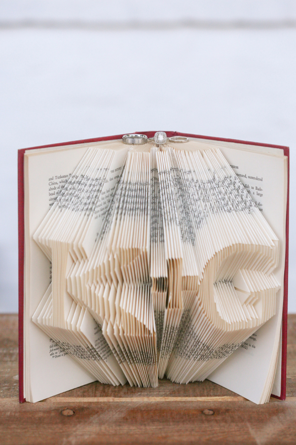 35 Pretty Monograms & Initials Wedding Ideas for Your Big Day 4 Wedding Rings on Initials Book