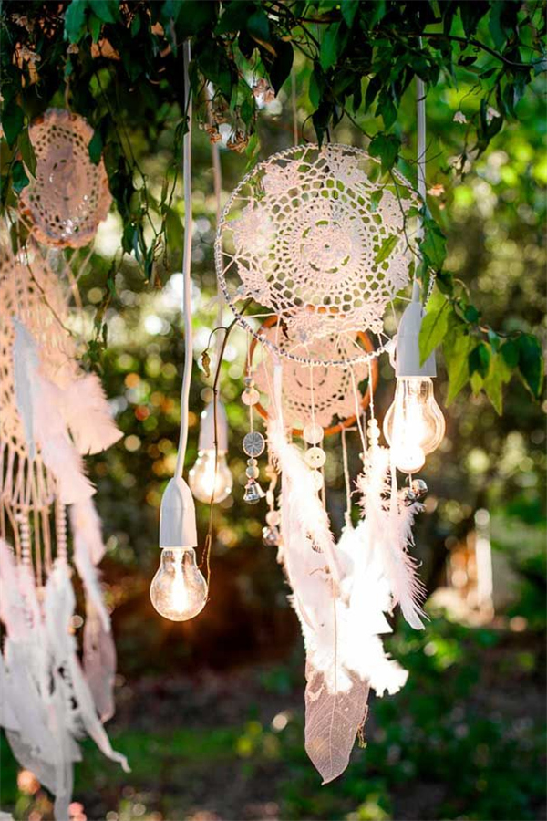 boho dream catcher wedding ideas