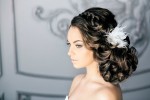 curly wedding hairstyle