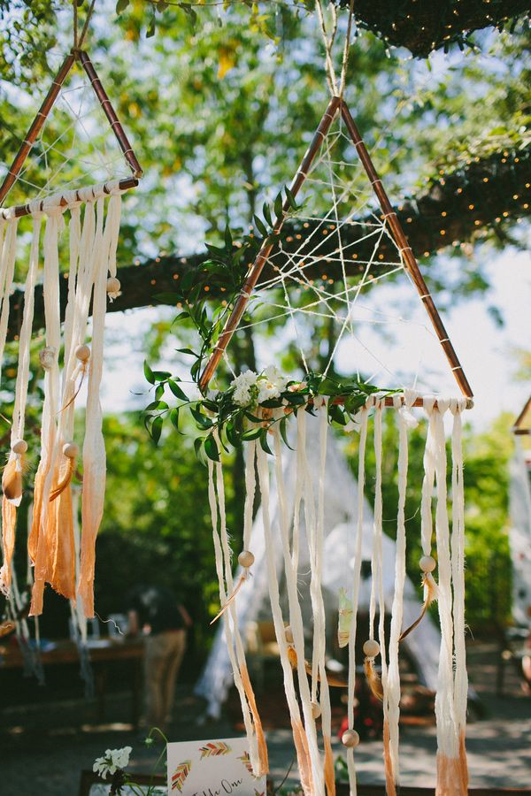 dreamcatchers wedding decor with a twist