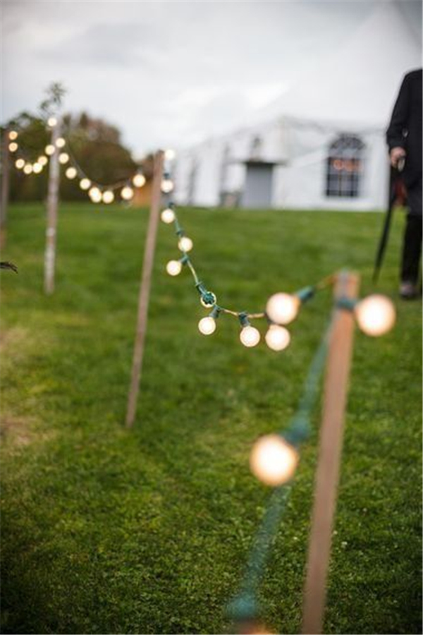 edison bulbs wedding decor ideas