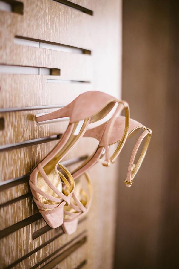 pale blush beauties wedding shoes