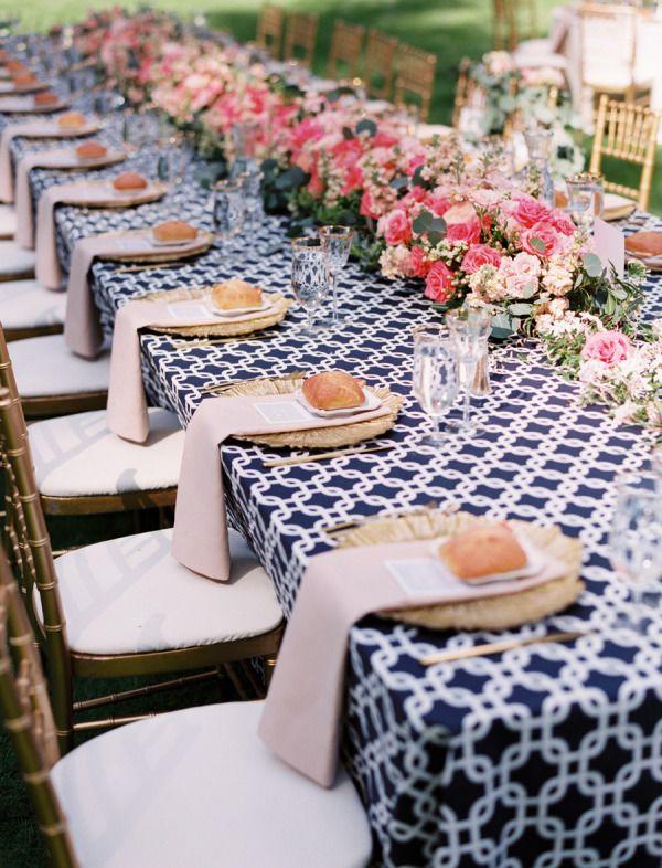 pink, black and white color palettes for summer weddings