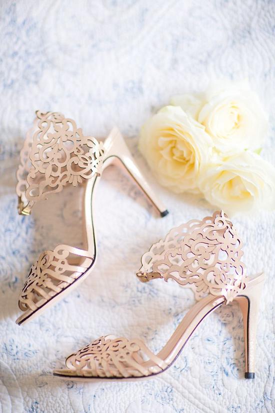 pink bridal shoes