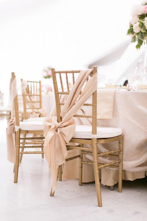 Blush Pink Chair Sash