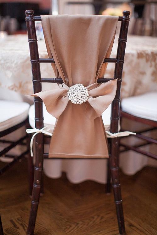 Dusty Pink Wedding Chair Decor