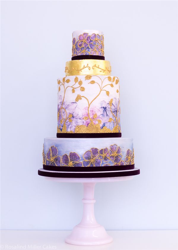 Rosalind Miller Sugar Flower Wedding Cake 20