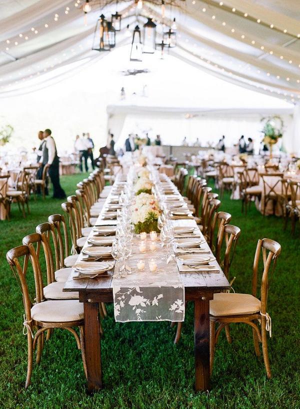 Rustic Equestrian-themed Tennessee barn reception