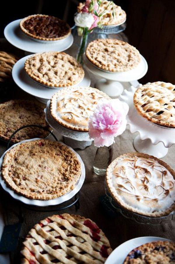 Rustic Wedding Dessert Bar