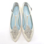 T-strap Art Deco Vintage wedding shoes