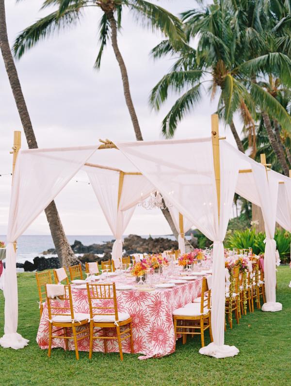 Tuscan wedding tables decor