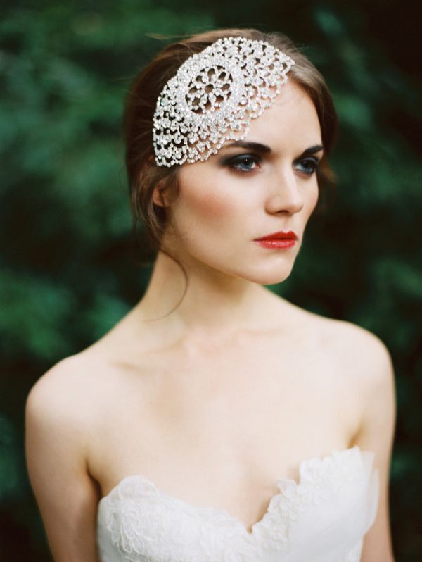 dreamcatch lace wedding headpiece
